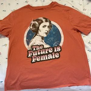 star wats princess leia girls t-shirt disney